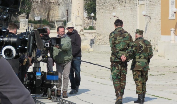 Filming of "General" in Zadar